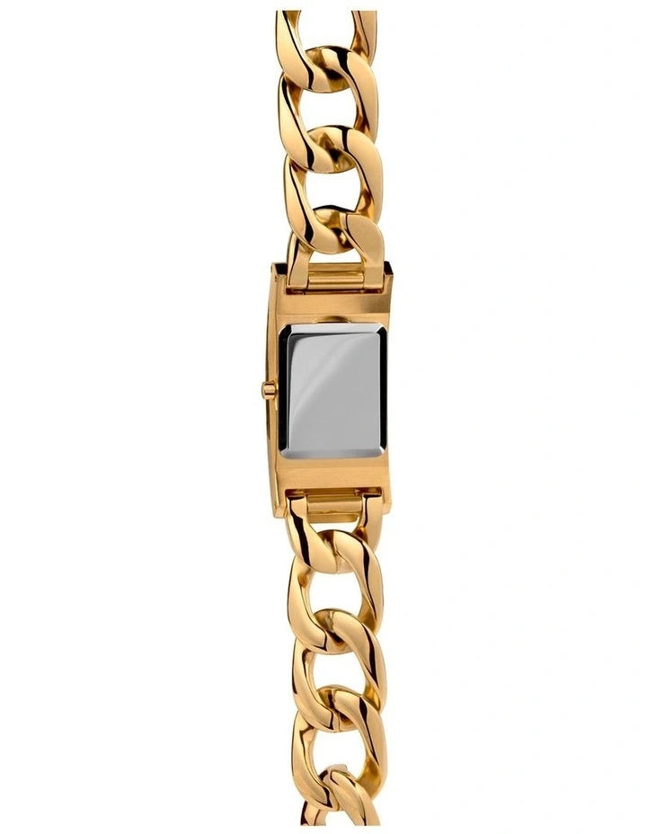 Timex UFC Stainless Gold Steel Bracelet Rectangle Dial Analogue Watch TW2V55500