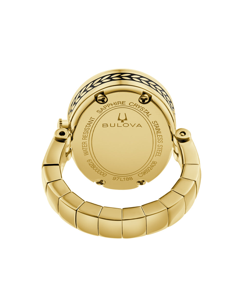 Bulova Art Deco Ring Watch 97L188