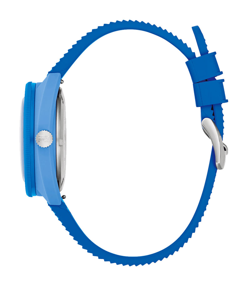 Bulova Snorkel Blue Dial Rubber Strap Watch 98B445
