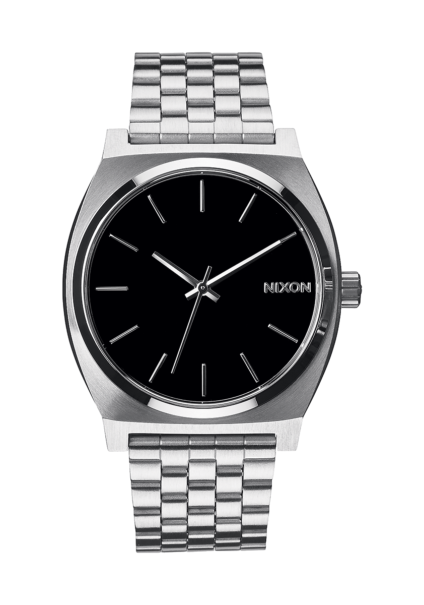 Nixon Time Teller Stainless Steel Black Dial Mens Watch A045-000-00