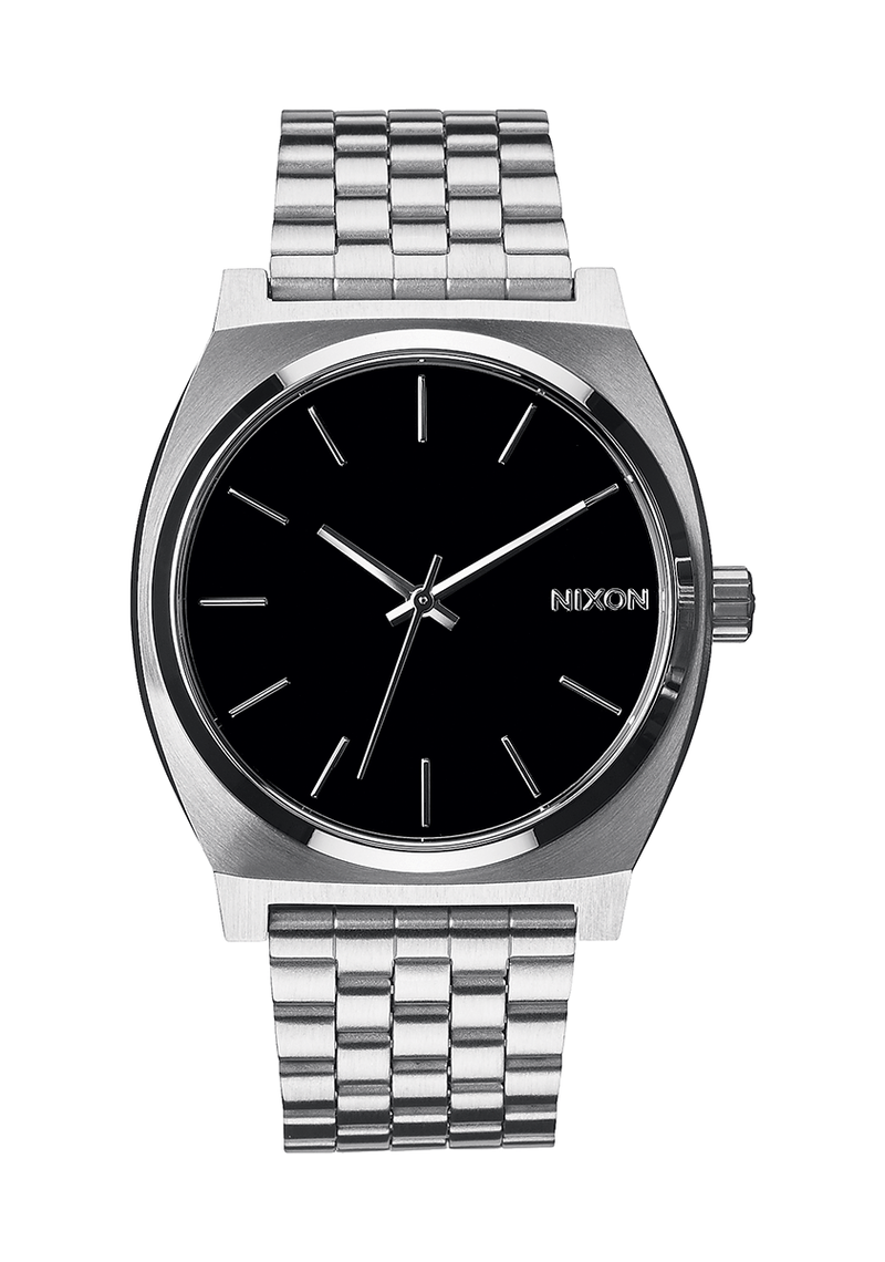 Nixon Time Teller Stainless Steel Black Dial Mens Watch A045 000