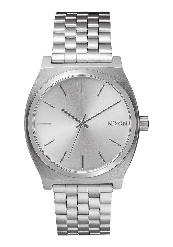 Nixon Time Teller Stainless Steel Silver Dial Mens Watch A045-1920-00