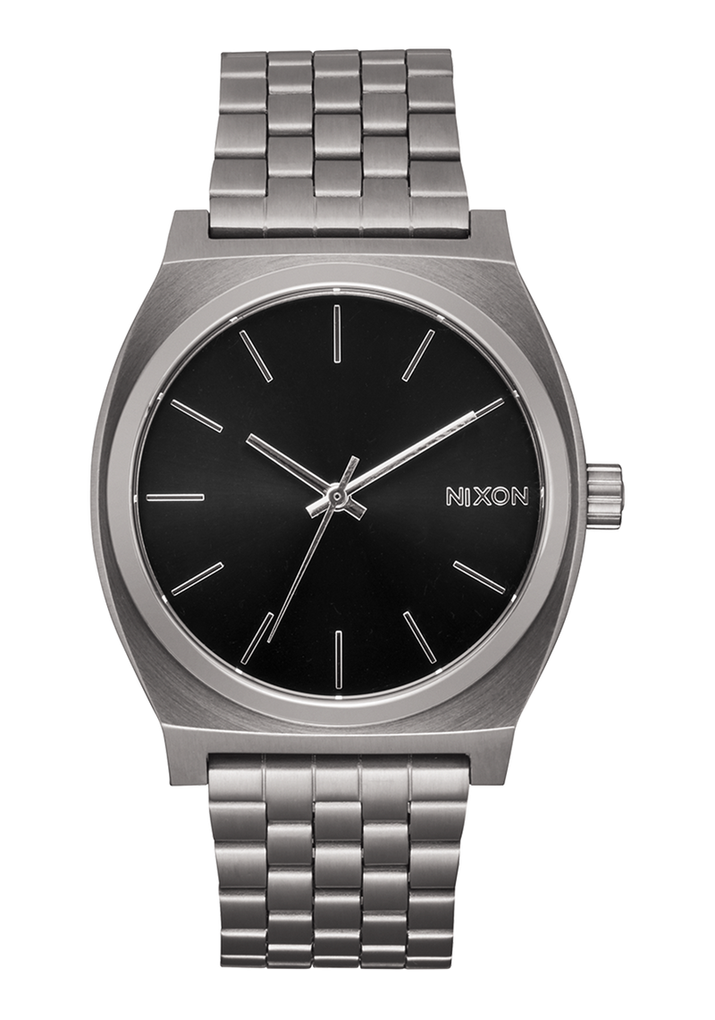 Nixon time top teller silver black