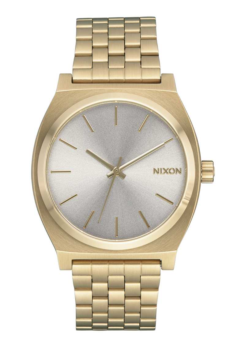Nixon Time Teller Stainless Steel White Dial Mens Watch A045-5101-00