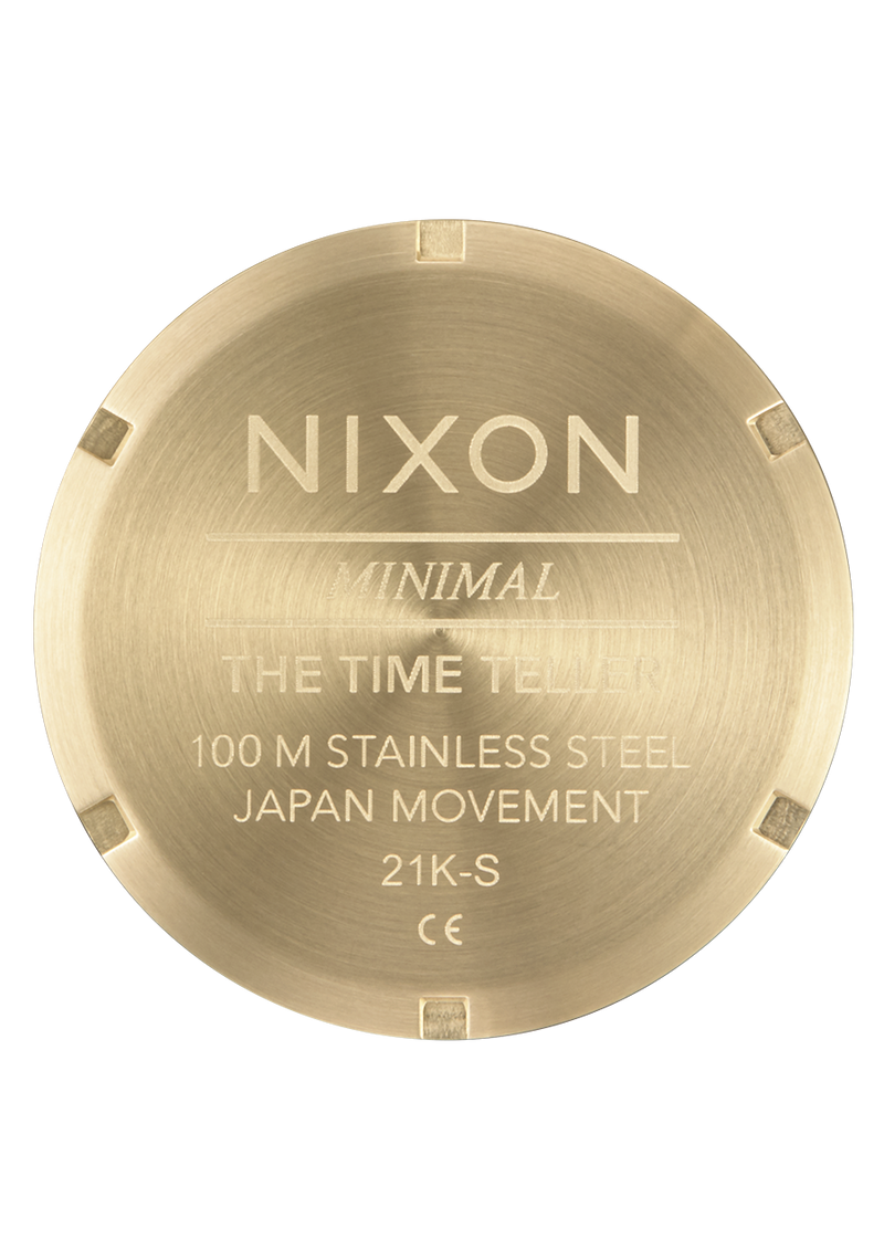 Nixon Time Teller Stainless Steel White Dial Mens Watch A045-5101-00