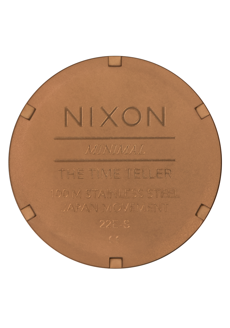 Nixon Time Teller Stainless Steel Black Dial Mens Watch A045-5145-00