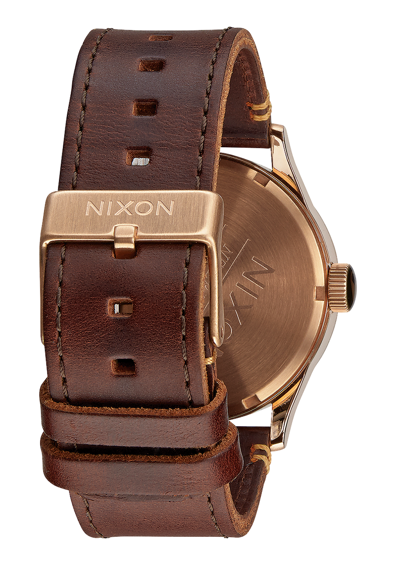 Nixon Sentry Leather Brown Dial Mens Watch A105-2001-00