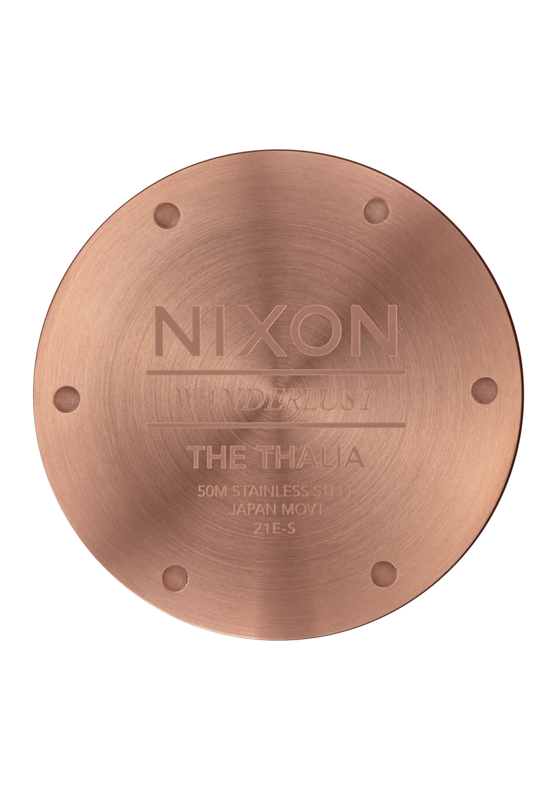 Nixon Thalia Leather White Dial Womens Watch A1343-1045-00
