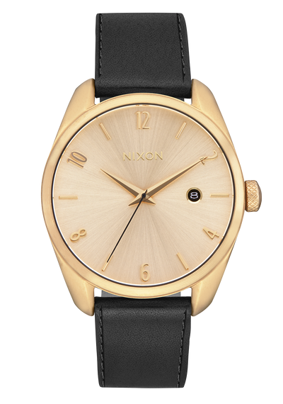 Nixon Thalia Leather Gold Dial Womens Watch A1343-2498-00