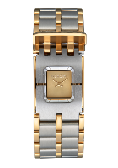 Nixon Confidante Stainless Steel Gold Dial Womens Watch A1362-1921-00