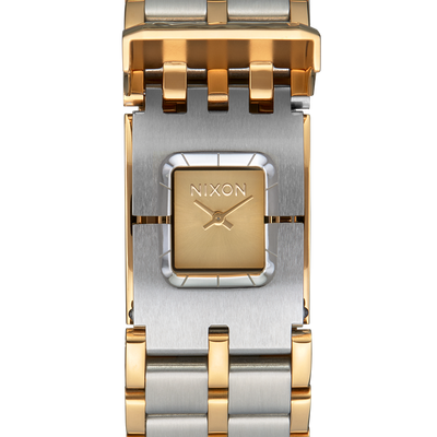 Nixon Confidante Stainless Steel Gold Dial Womens Watch A1362 1921 00 Watch Direct