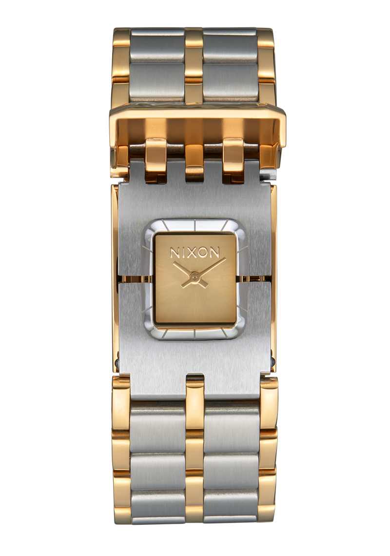 Nixon Confidante Stainless Steel Gold Dial Womens Watch A1362 1921 00 Watch Direct