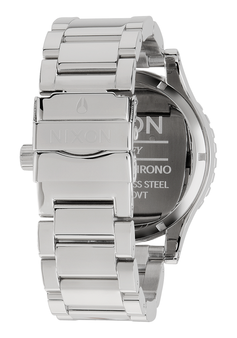 Nixon 51-30 Chrono Stainless Steel White Dial Mens Watch A083-488-00