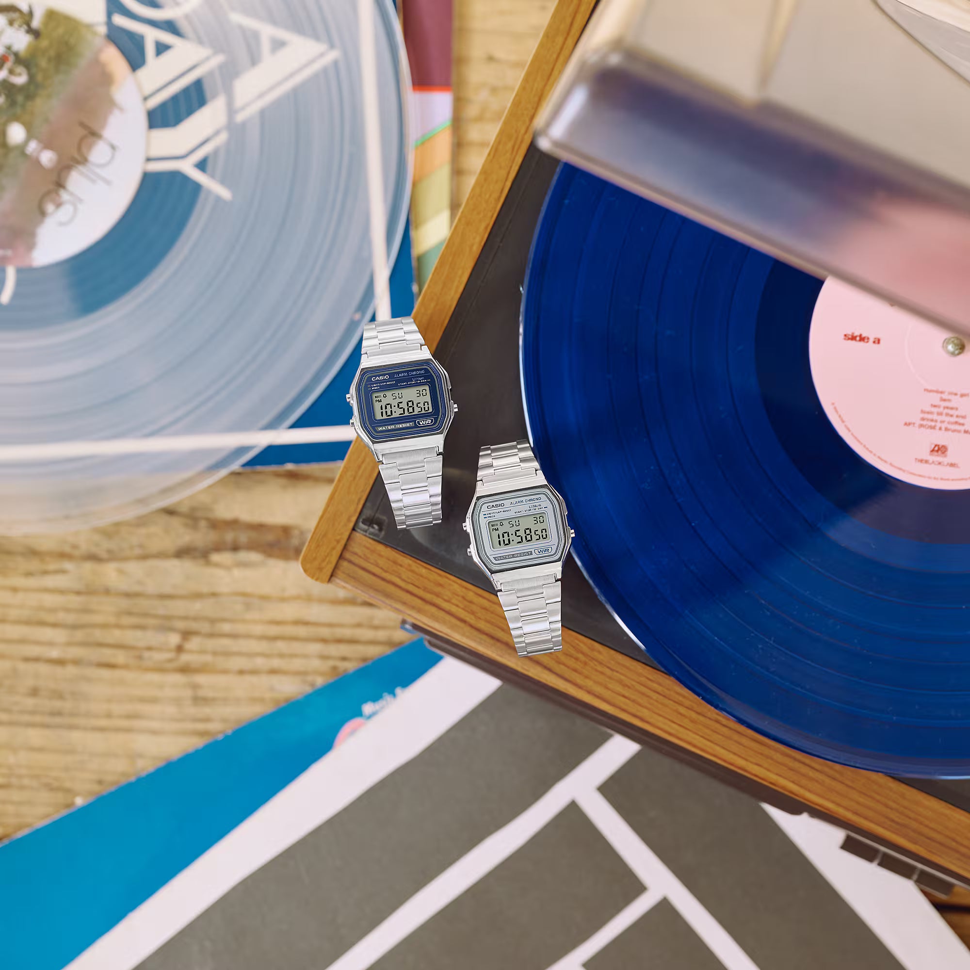 Casio Stainless Steel Digital Silver Dial Watch A158WEA-7D