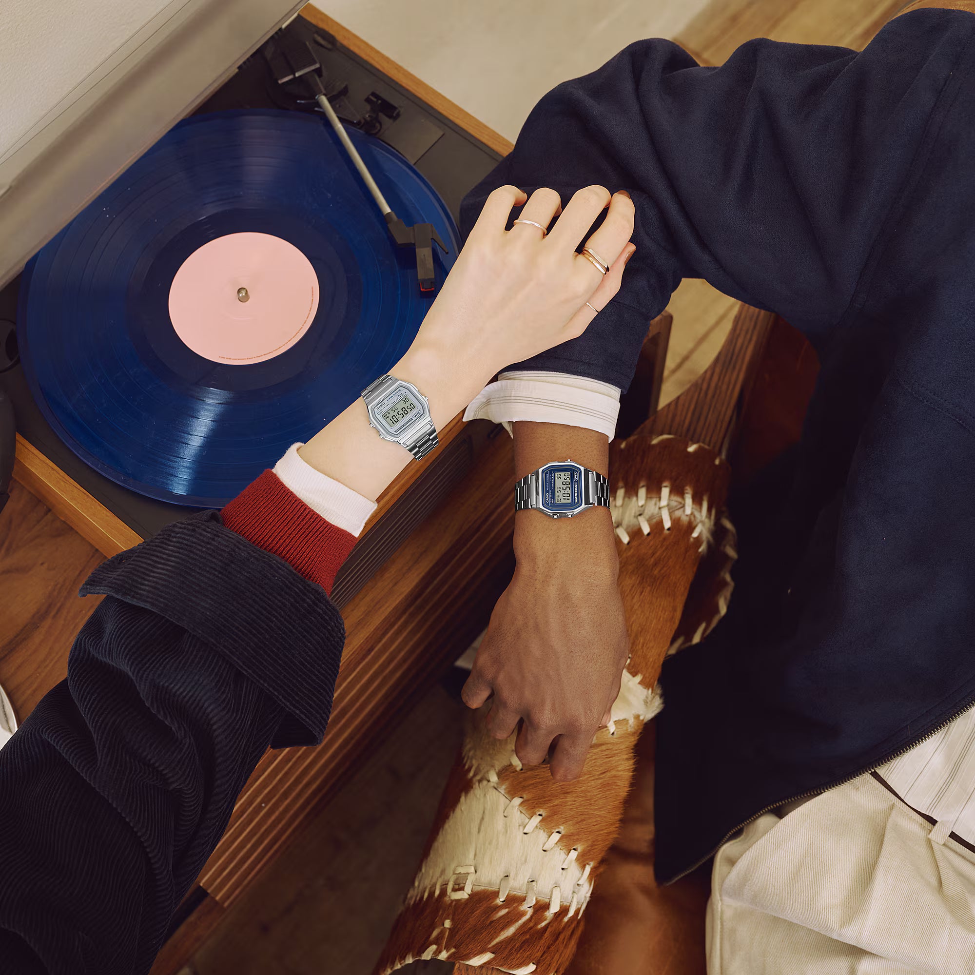 Casio Stainless Steel Digital Silver Dial Watch A158WEA-7D