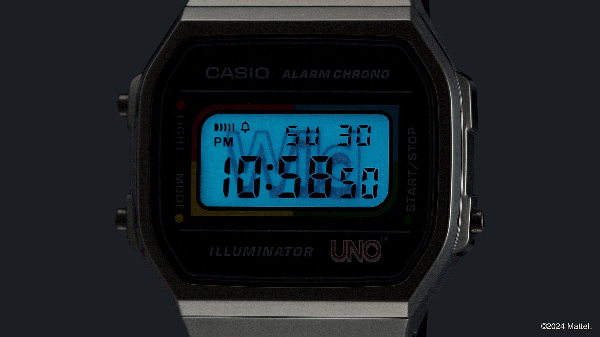 Casio Vintage UNO Colaboration Stainless Steel Watch A168WEUC-1A