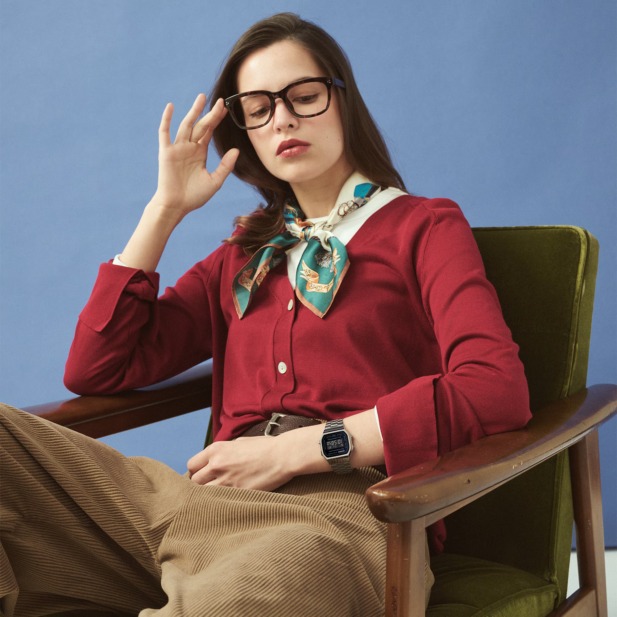 Casio Classic Digital Grey Stainless Steel Black Dial Watch A168WGG-1B