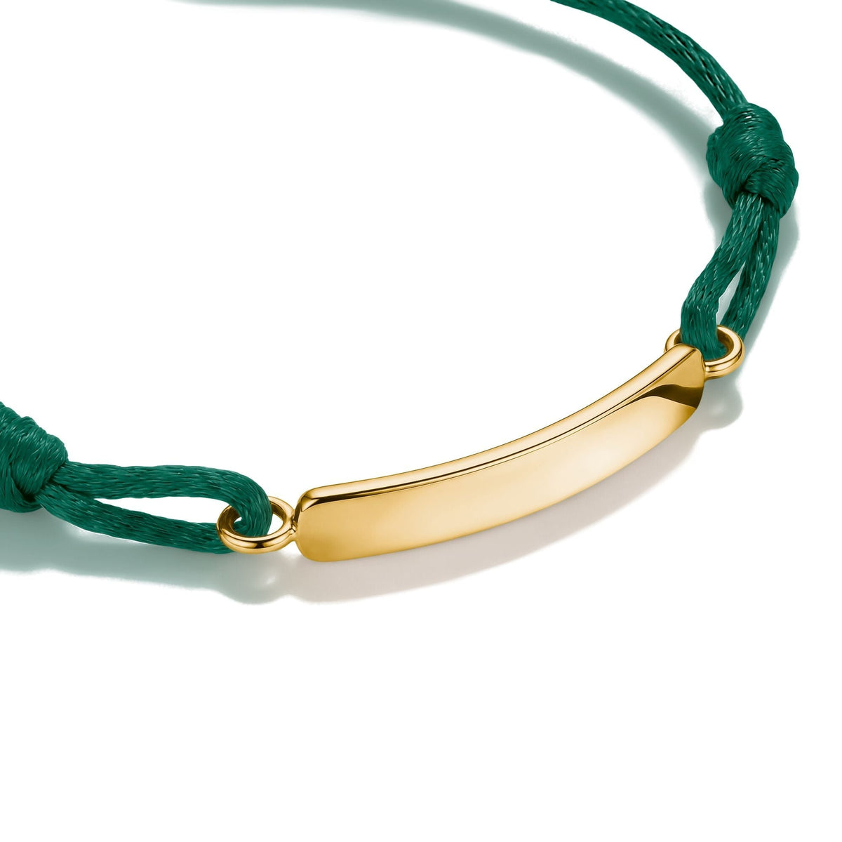 Thomas Sabo Textile bracelet green