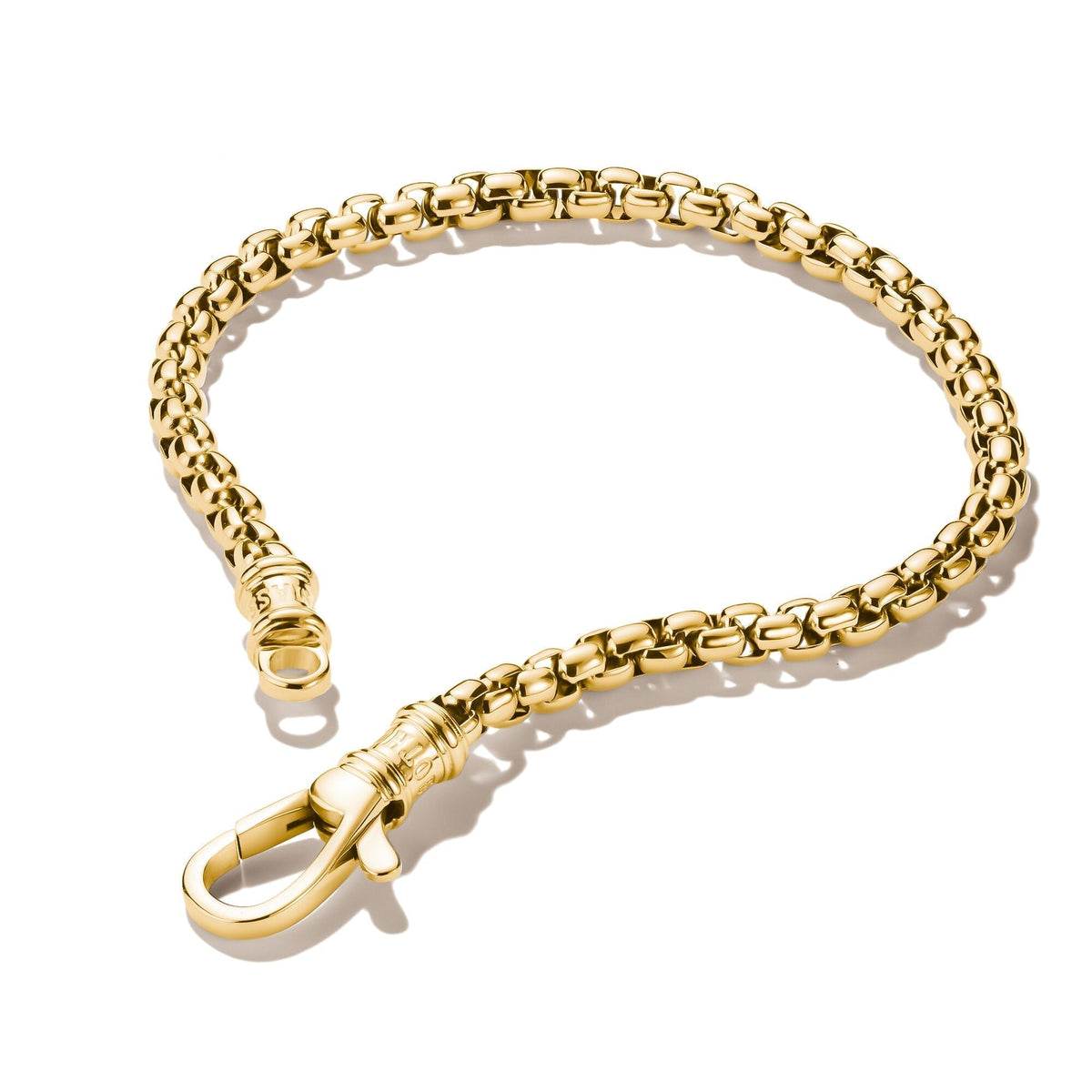 Thomas Sabo Gold-Tone Stainless Steel Box Chain Bracelet 4mm TA2250SY-16 view 2