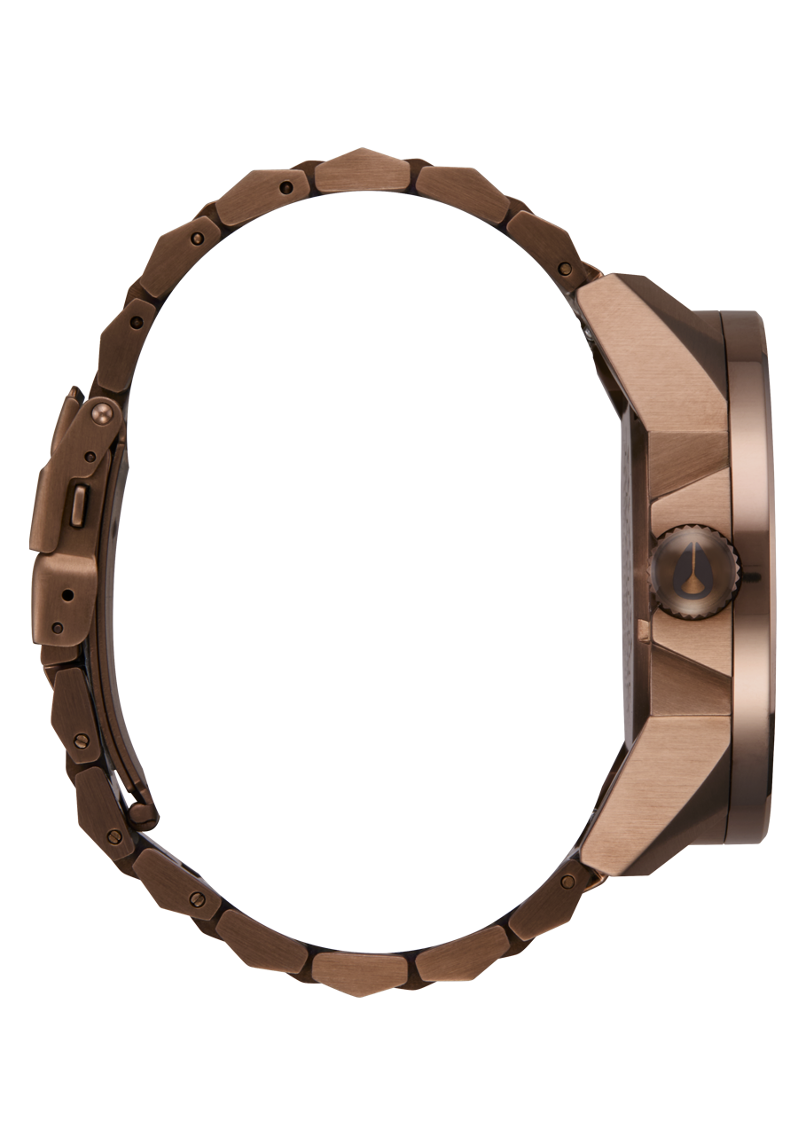 Nixon Corporal Stainless Steel Chocolate / Dark Roast Watch A346-5253-00