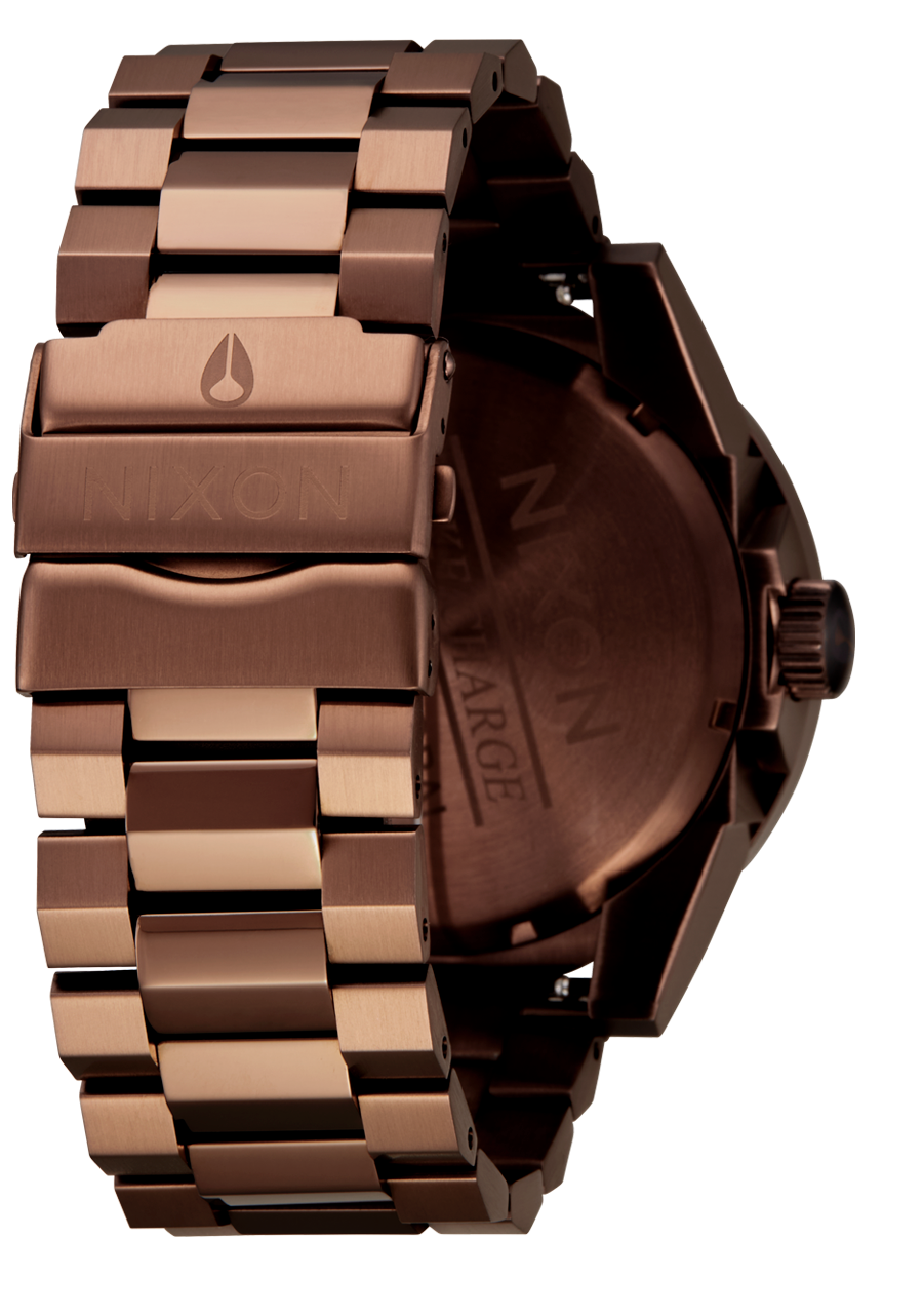 Nixon Corporal Stainless Steel Chocolate / Dark Roast Watch A346-5253-00