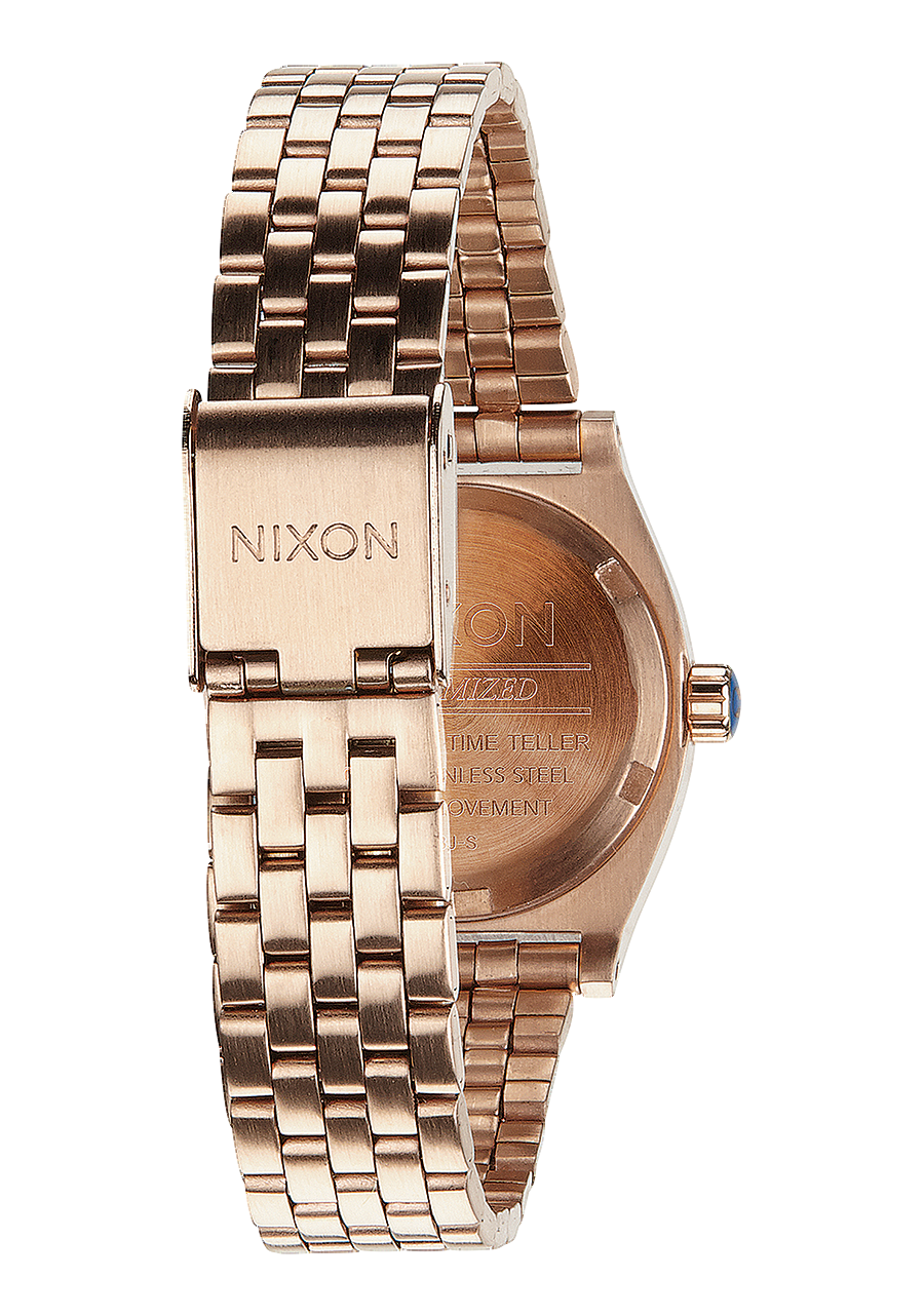 Nixon Small Time Teller All Rose Gold Watch A399-897-00