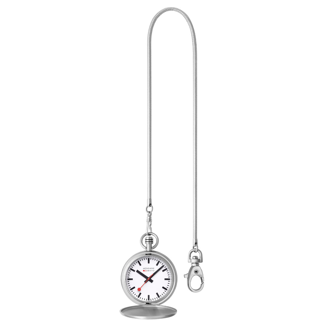 Mondaine Swiss Pocket Watch Special Edition 48mm Stainless Steel