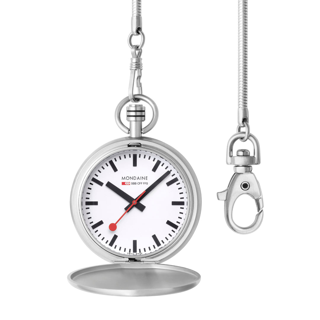 Mondaine Swiss Pocket Watch Special Edition 48mm Stainless Steel