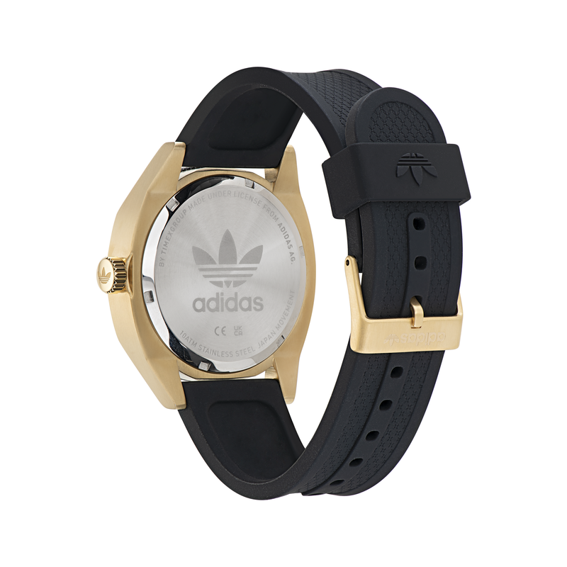 Adidas santiago watch clearance black and gold