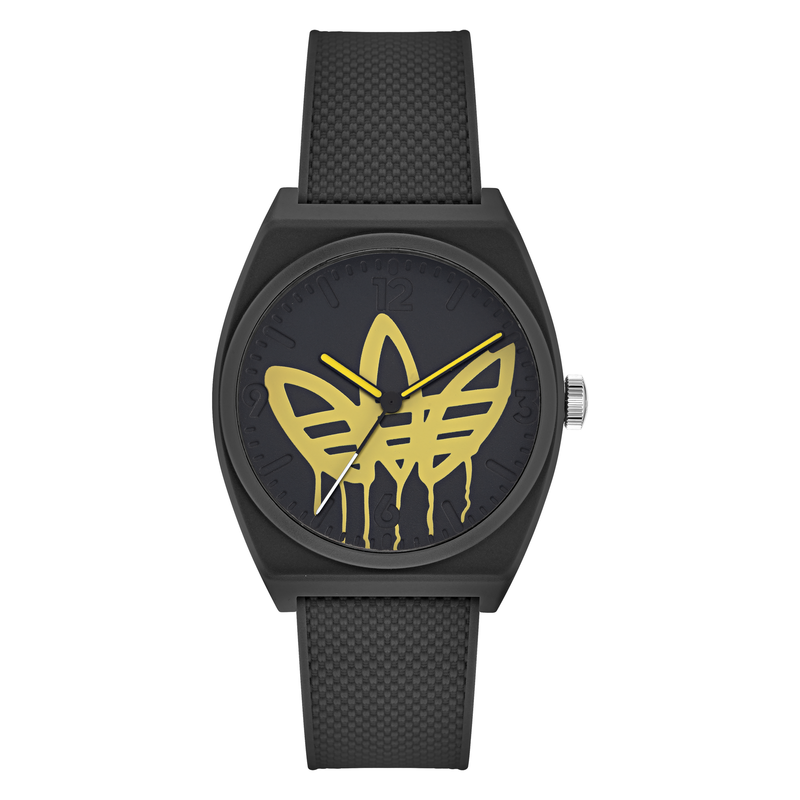 Adidas Project Two 38 Black Resin Watch AOST22038 Watch Direct