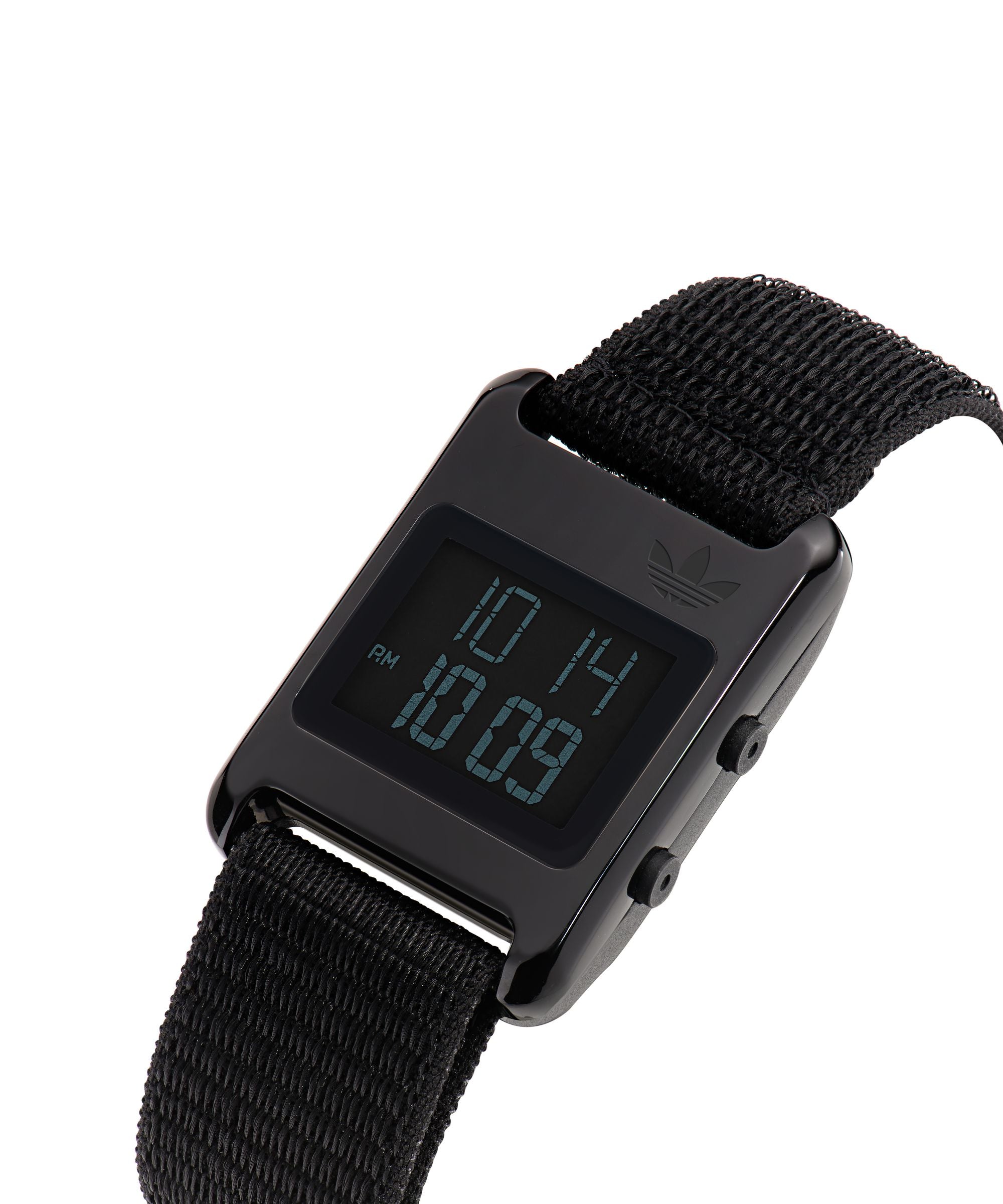 Adidas Originals Digital Retro Watch Black Resin AOST23065