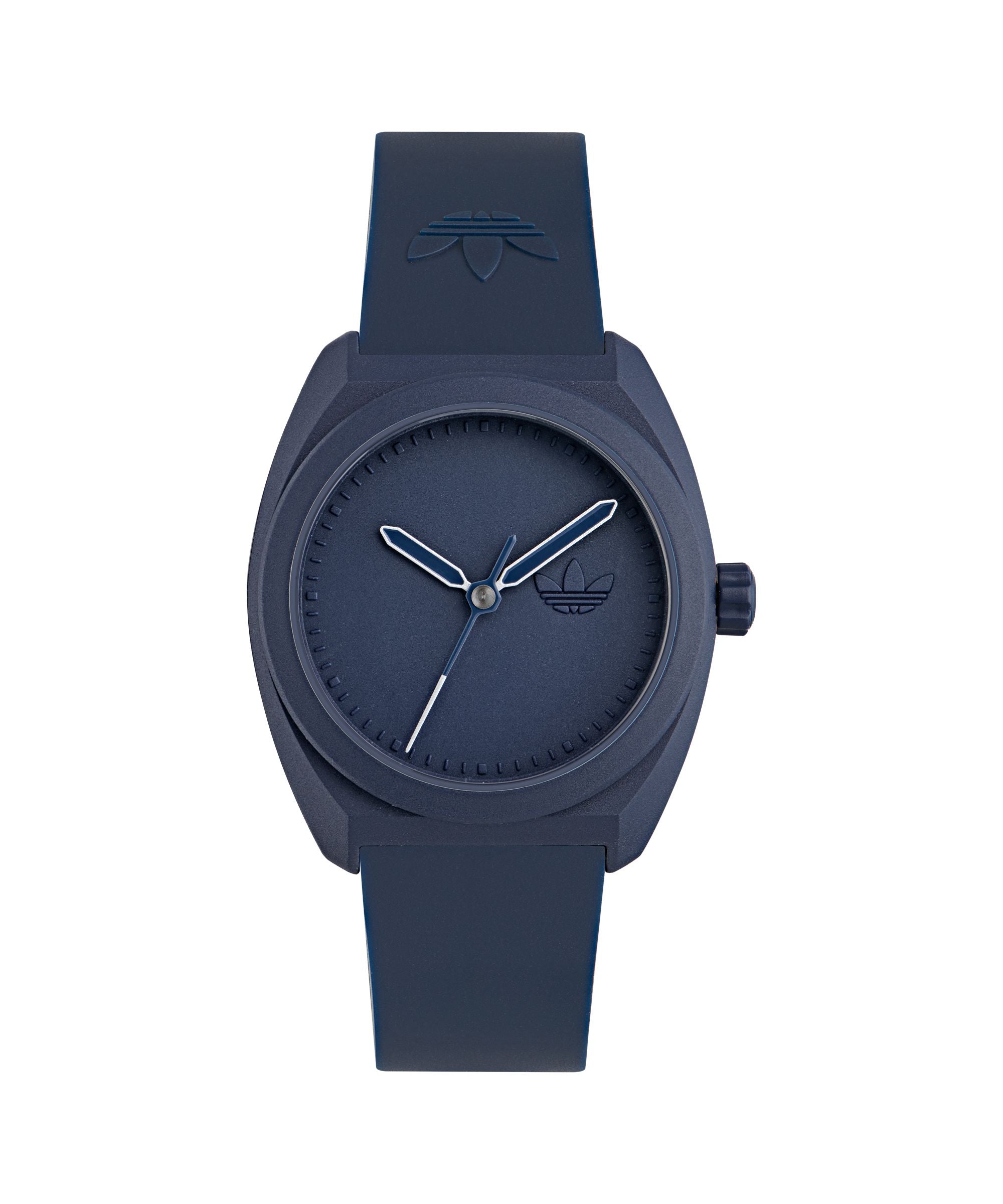 Adidas Project Three Blue Resin Strap Watch AOST24051