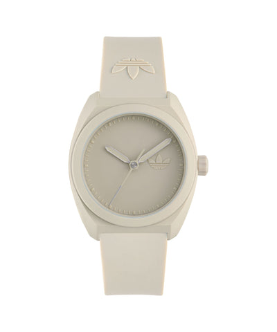 Adidas Project Three Beige Resin Strap Watch AOST24055