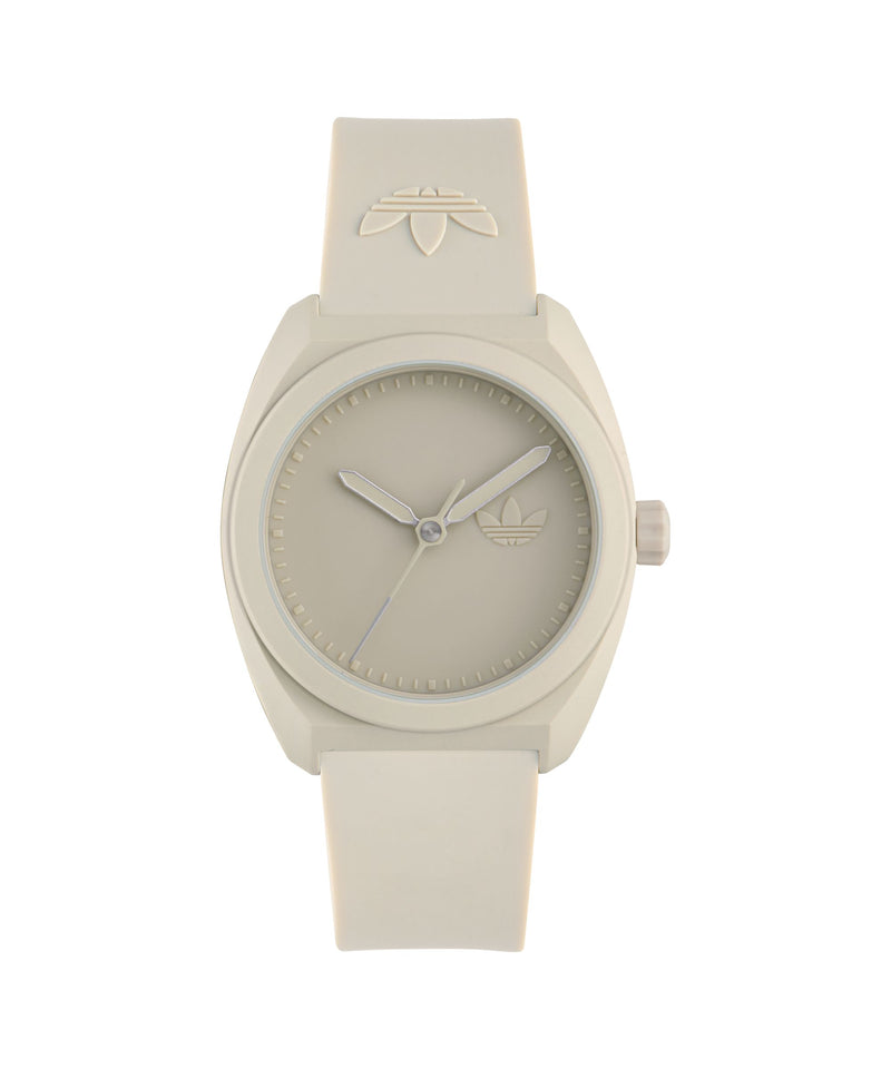 Adidas Project Three Beige Resin Strap Watch AOST24055