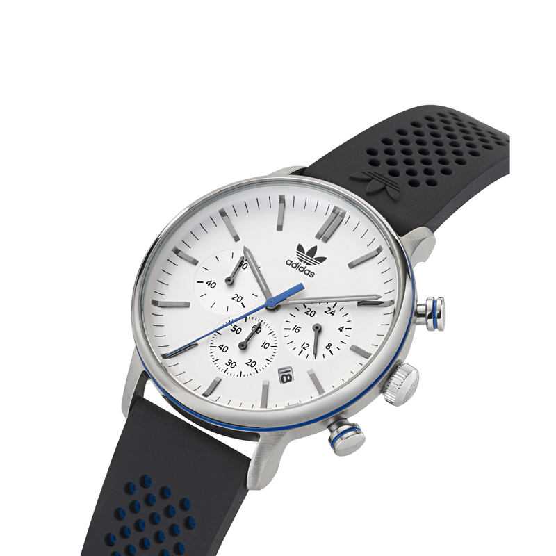 Adidas Code One Chronograph White Dial Watch AOSY22014