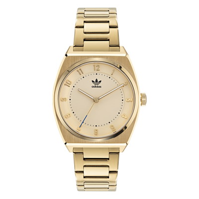 Adidas Code Two 38mm Gold Dial Watch AOSY22026 Watch Direct