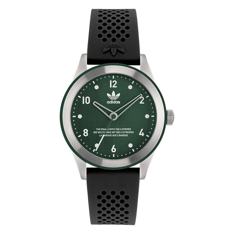 Adidas Code Three 40 Green Dial Watch AOSY22516 Watch Direct