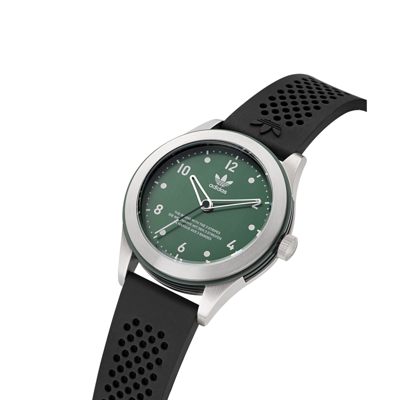 Adidas Code Three 40 Green Dial Watch AOSY22516 Watch Direct