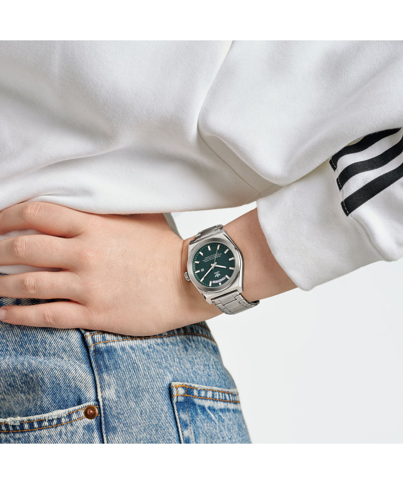 Adidas Code Five 40mm Green Dial Stainless Steel Watch AOSY23540