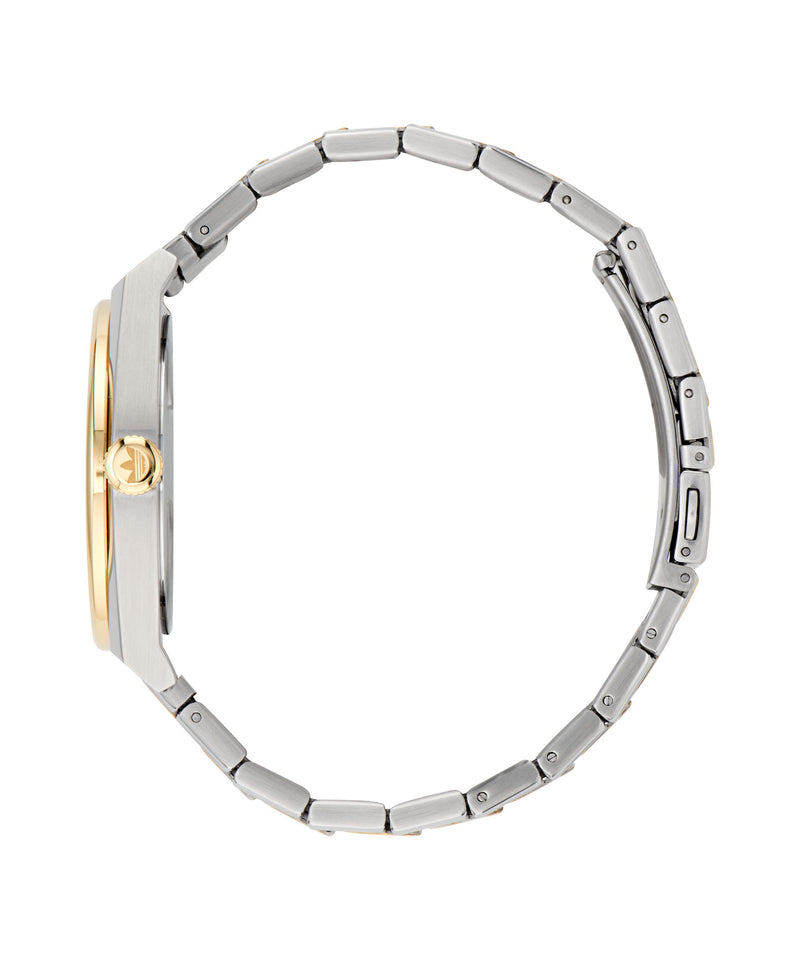 Adidas Code Five 40mm Two Tone  Stainless Steel Watch AOSY23542
