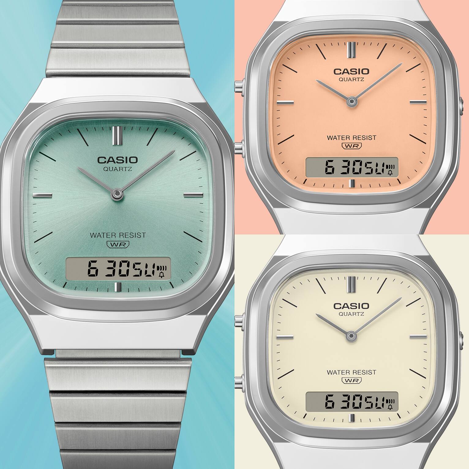 Casio Vintage Analogue-Digital Unisex Watch AQ240E-7A2