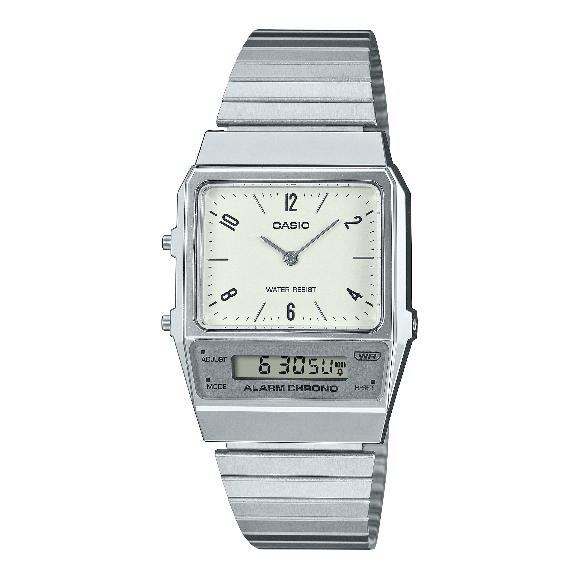 Casio Vintage Retro Duo Cream Dial Men's Watch AQ800E-7A2
