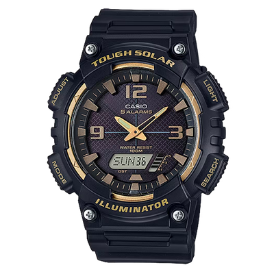 Casio Digital Black Resin Band Watch AQS810W-1A3