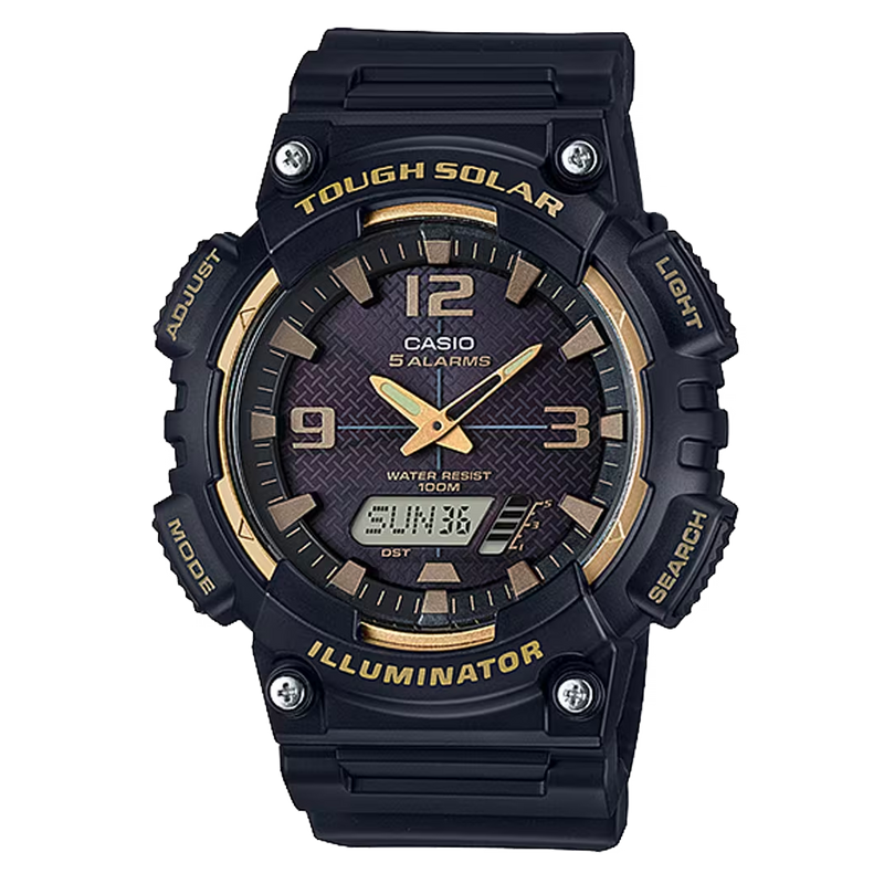 Casio Digital Black Resin Band Watch AQS810W-1A3