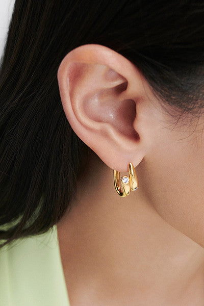 PDPAOLA Caramelle Hoop Earrings