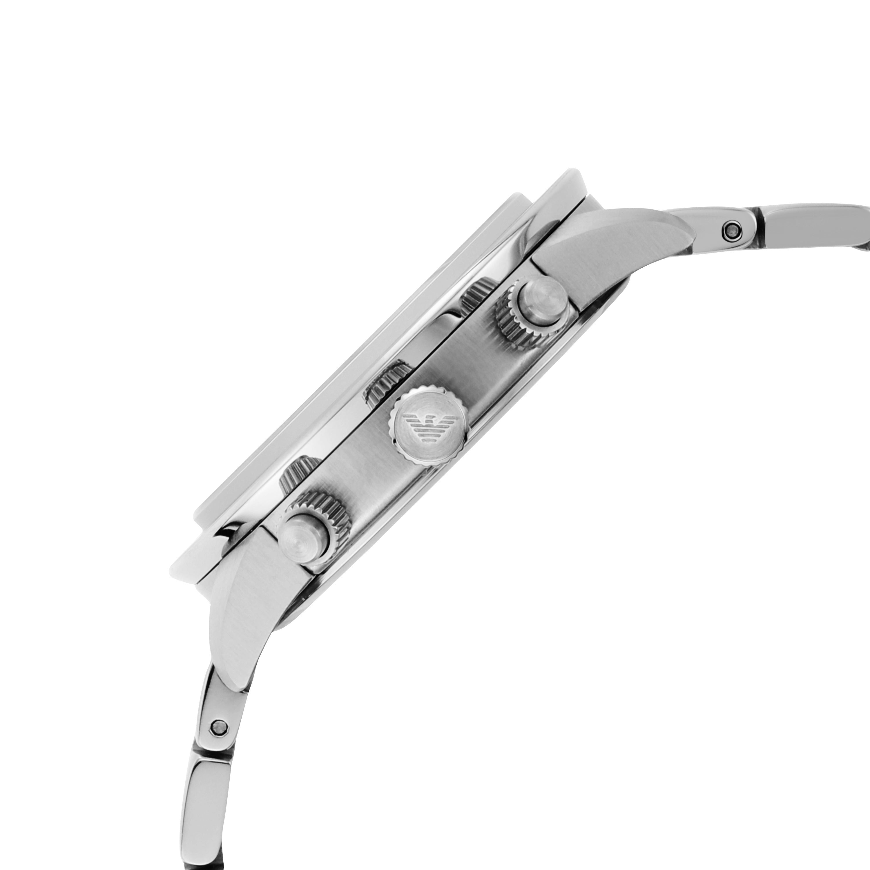 Emporio Armani Black Dial Stainless Steel Watch AR11241