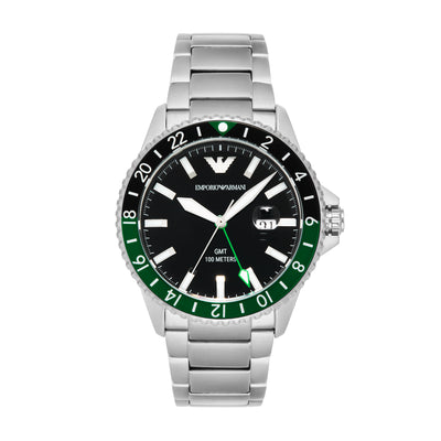 Armani watch silver mens best sale