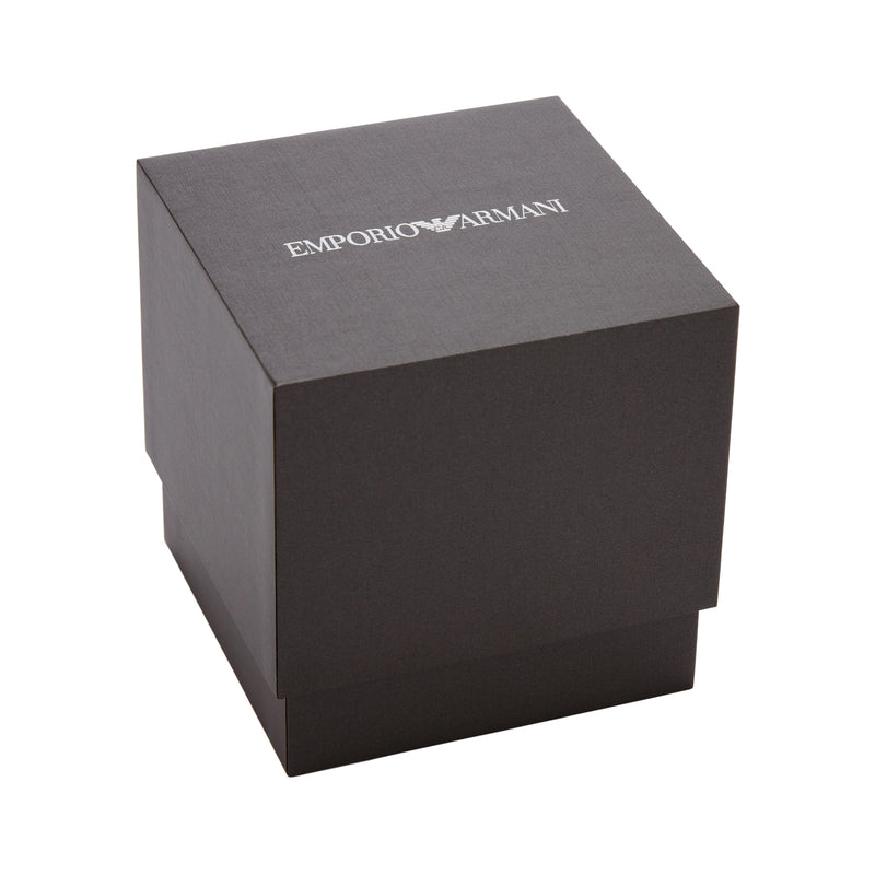 Emporio Armani Three-Hand Date Black Dial Stainless Steel AR11622