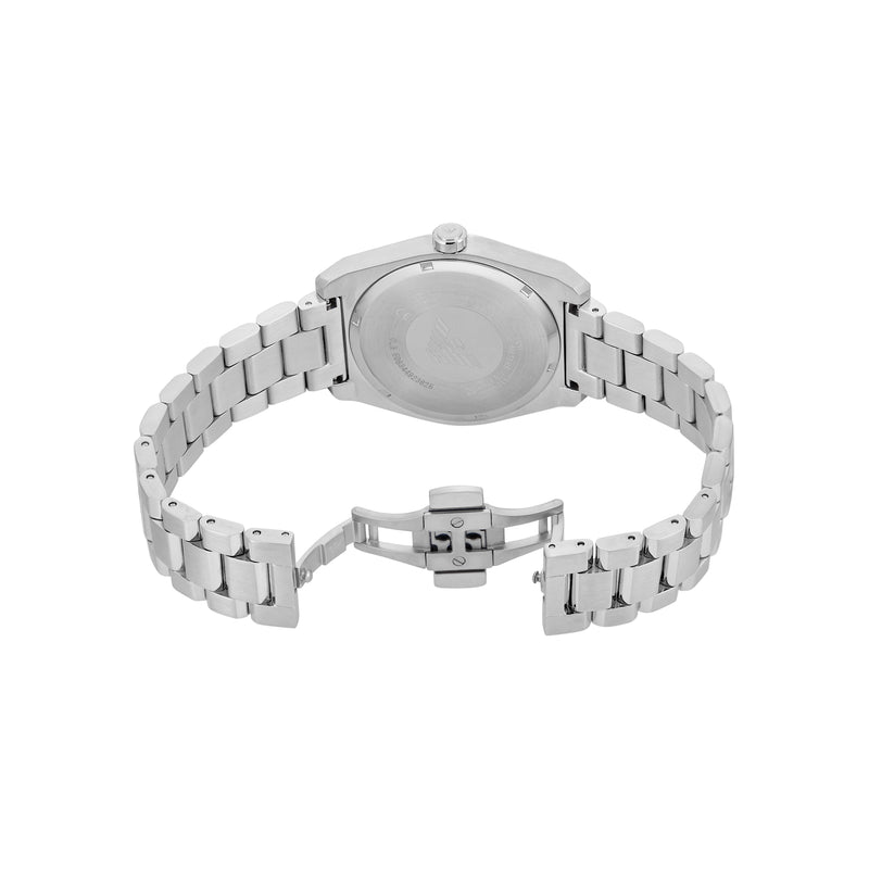Emporio Armani Three-Hand Date Black Dial Stainless Steel AR11622