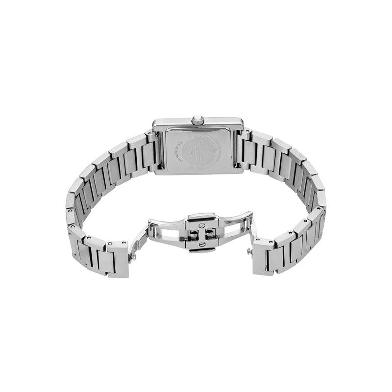 Emporio Armani Two-Hand Mother of Pearl Dial Stainless Steel Watch AR11625